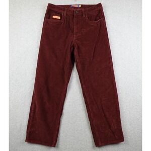 Empyre Relaxed Fit Corduroy Pants Mens 30 Burgundy Maroon Skate Streetwear